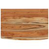 vidaXL Wandschap rechthoekig natuurlijke rand 50x30x3,8 cm acaciahout