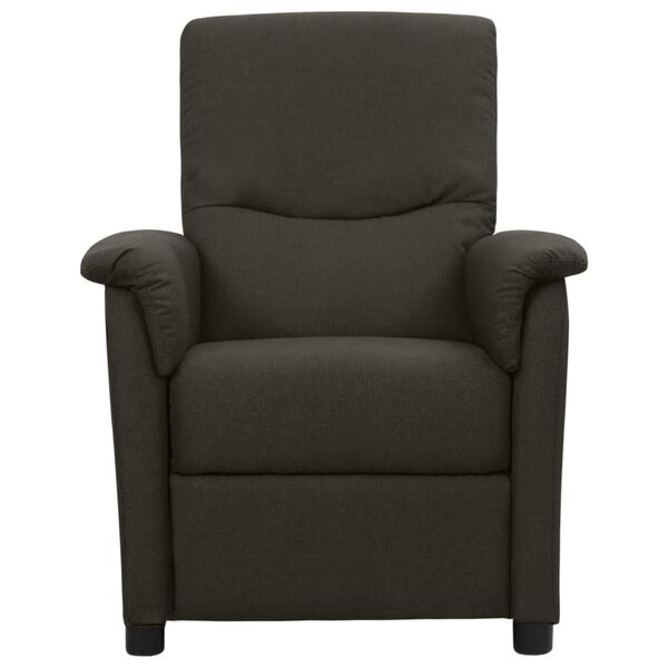 vidaXL Fauteuil verstelbaar stof taupe