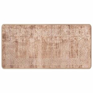 vidaXL Vloerkleedloper MARSA Wit 50 x 100 cm Polyester en PVC