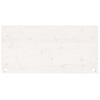 vidaXL Bureaublad 110x60x2,5 cm massief grenenhout wit