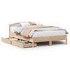 vidaXL Bedframe zonder matras massief grenenhout 120x190 cm