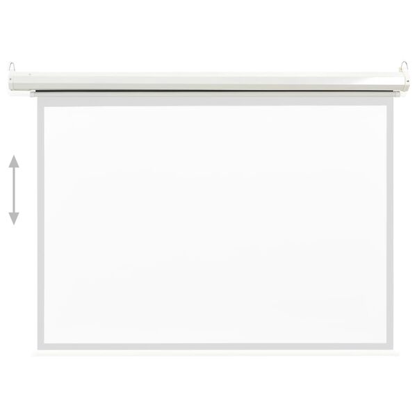 vidaXL Projectiescherm met afstandsbediening elektrisch 1:1 59''