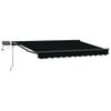 vidaXL Handmatige Luifelhouder met LED's 3,5 x 2,5 m