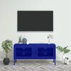 vidaXL Tv-meubel 105x35x50 cm staal marineblauw