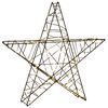 vidaXL 3D-kerstster 120 LED's Warmwit 55 x 53,5 x 10 cm