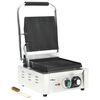 vidaXL Panini grill gegroefd 1800 W 31x30,5x20 cm roestvrij staal