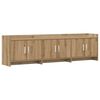vidaXL TV-kast 168 x 33 x 47 cm Artisanaal eiken Bewerkt hout