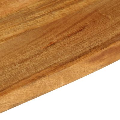 vidaXL Tafelblad met natuurlijke rand 120x20x2,5 cm massief mangohout