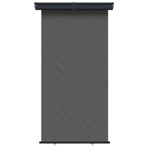 vidaXL Zijscherm Balkon 100% polyester ijzer staal