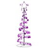 vidaXL LED-kerstboom met kerstballen 100 LED's warm wit 150 cm