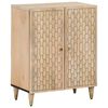 vidaXL Bijzetkast 60x33x75 cm massief mangohout