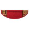 vidaXL Trapmatten zelfklevend 10 st 65x21x4 cm rood