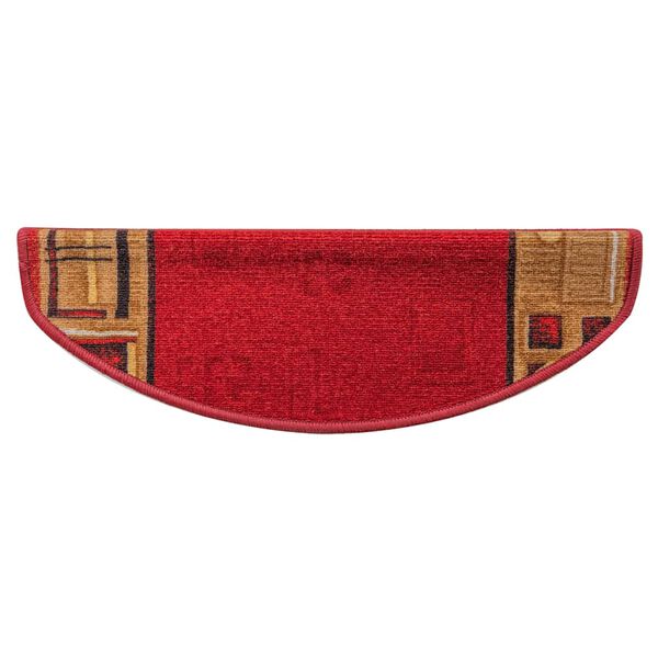 vidaXL Trapmatten zelfklevend 10 st 65x21x4 cm rood