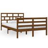 vidaXL Bedframe massief grenenhout honingbruin 120x200 cm