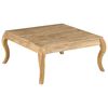 vidaXL Salontafel 80x80x40 cm massief mangohout