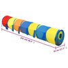 vidaXL Kinderspeeltunnel met 250 ballen 245 cm polyester meerkleurig