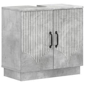 vidaXL Badkamer wastafelkast HOORN Betongrijs 59,5 x 31,5 x 56 cm