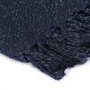 vidaXL Plaid 220x250 cm lurex marineblauw