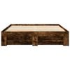 vidaXL Bedframe zonder matras hout gerookt eikenkleurig 160x200 cm
