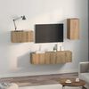 vidaXL Tv-meubelset 4 pcs artisanaal eikenkleurig 30.5 x 30 x 60 cm