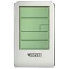 Nature Weerstation digitaal H14x8,5x3 cm wit