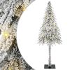 vidaXL Kerstboom met 150 LED met standaard Wit 120 cm PE en staal