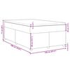 vidaXL Boxspring met matras stof lichtgrijs 120x190 cm