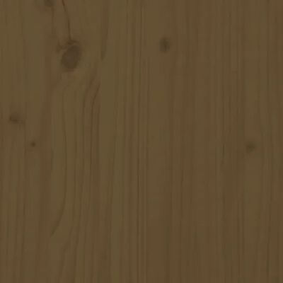 vidaXL Boekenkast 50x35x68 cm massief grenenhout honingbruin