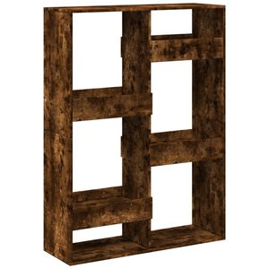 vidaXL Kamerscherm 100x33x135 cm bewerkt hout gerookt eikenkleurig