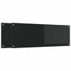 vidaXL Keukenachterwand 2 pcs Zwart 120 x 40 cm gehard glas