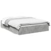vidaXL Bedframe met lades bewerkt hout betongrijs 120x200 cm