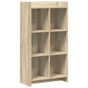 vidaXL Boekenkast Sonoma Eiken 59 x 30 x 111 cm Bewerkt hout