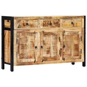 vidaXL Dressoir 120x35x76 cm massief mangohout