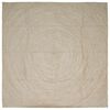 vidaXL Vloerkleden Natuurlijk en Wit 200 x 200 cm Jute