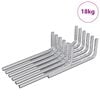 vidaXL Zeskantsleutel 4675 pcs Zilver 20 x 52 mm Staal
