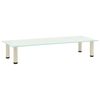 vidaXL Tv-meubel 100x35x17 cm gehard glas mat