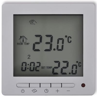 Progammeerbare Digitale thermostaat voor vloerverwarming met sensor