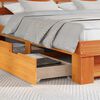 vidaXL Bedframe met lade Wasbruin 180 x 200 cm Massief grenenhout