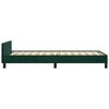 vidaXL Bedframe zonder matras 90x190 cm fluweel donkergroen
