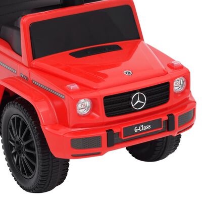 vidaXL Duw-loopauto Mercedes Benz G63 rood