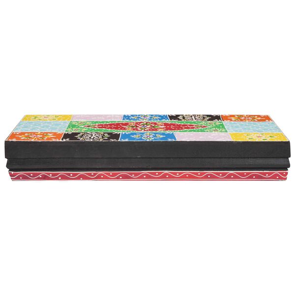 vidaXL Wandplanken 2 pcs Multikleur 40 x 20 x 6 cm Massief mangohout