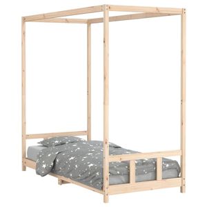 vidaXL Kinderbedframe 90x200 cm massief grenenhout