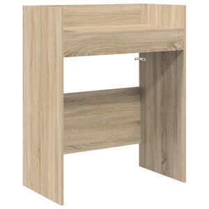 vidaXL DJ Tafel Sonoma Eiken 82 x 45 x 102 cm Bewerkt hout