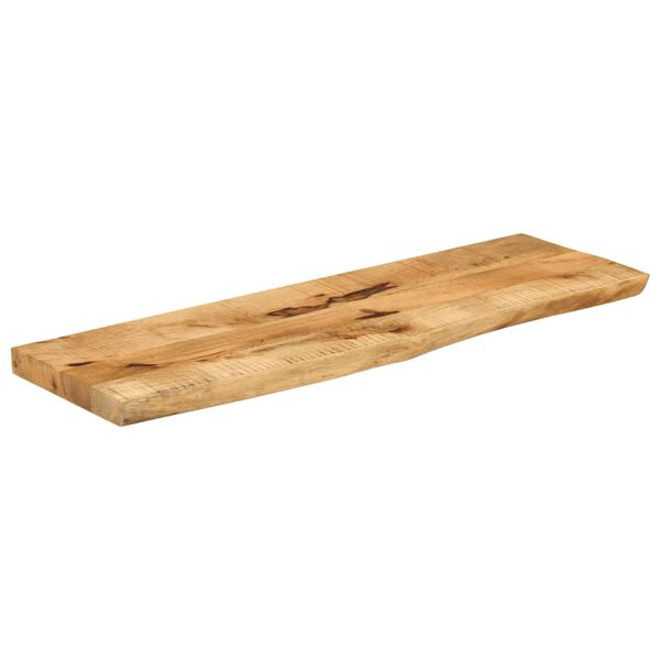vidaXL Tafelblad met natuurlijke rand 100x20x3,8 cm massief mangohout