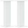 vidaXL Plantenstandaards 2 st 30x30x80 cm bewerkt hout wit