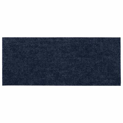 vidaXL 15 st Trapmatten zelfklevend rechthoekig 60x25 cm blauw