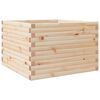 vidaXL Plantenbak 70x70x46 cm massief grenenhout