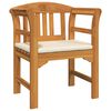 vidaXL Tuinrozelounge set met kussen 4 pcs Massief Acaciahout
