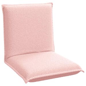 vidaXL Verstelbare vlo stoelen Roze Schapenstof
