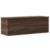 vidaXL Opbergbox 102x35x35 cm bewerkt hout bruin eikenkleur